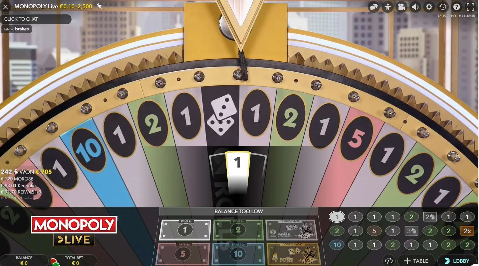Monopoly Live streaming